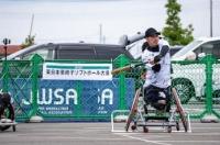 車椅子ソフトボールの写真１