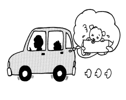 子犬や車に慣れていない犬は、必ず車酔いしますの画像 子犬や車に慣れていない犬は、必ず車酔いしますの画像