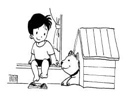 犬が落ち着ける場所として、大きさにあった小屋を用意しましょうの画像 犬が落ち着ける場所として、大きさにあった小屋を用意しましょうの画像