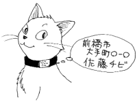 ネコちゃんに名札を付けましょうの画像 ネコちゃんに名札を付けましょうの画像