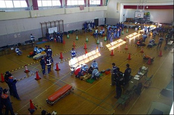 総合シミュレーション訓練の写真 総合シミュレーション訓練の写真